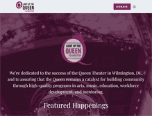 Tablet Screenshot of lightupthequeen.org